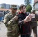 Bulgarian student takes a selfie with U.S. Army Soldier