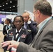 Lt. Gen. Crosland tours the Federal Health Pavilion at the HIMSS Conference