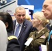 Brig. Gen. Simonson and Pat Flanders tour the Federal Health Pavilion at the HIMSS Conference