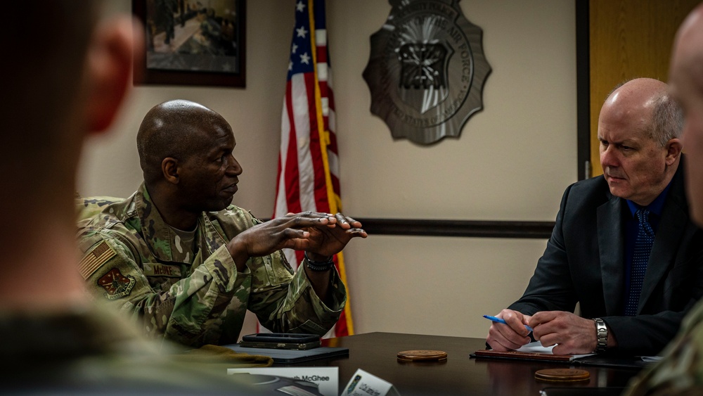 Northeast regional representative, policy advisor visits Minot Air Force Base