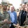 U.S. Army Soldier talks to Bulgarian WWII reenactor