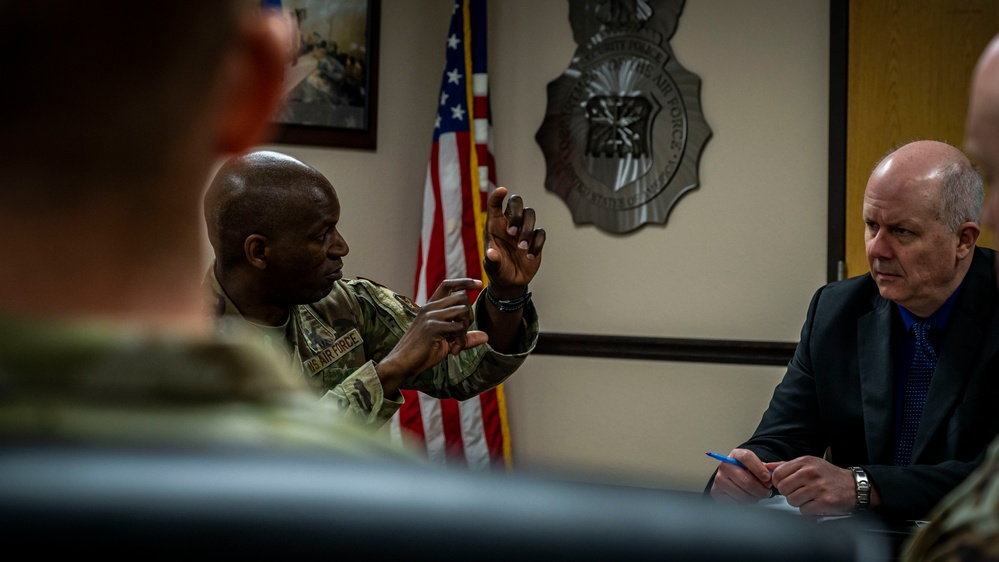 Northeast regional representative, policy advisor visits Minot Air Force Base