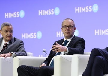 Dr. Lester Martinez-Lopez speaks the HIMSS Conference