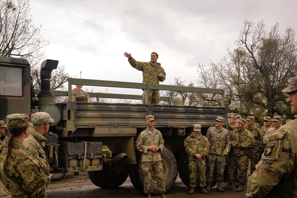 Leader Professional Development Session and Field Artillery Live Fire Exercise
