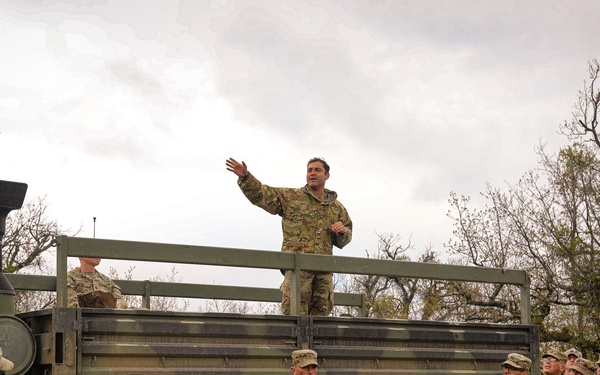 Leader Professional Development Session and Field Artillery Live Fire Exercise