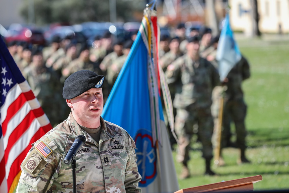 207th MIB(T) Headquarters and Headquarters Company Change of Command Ceremony