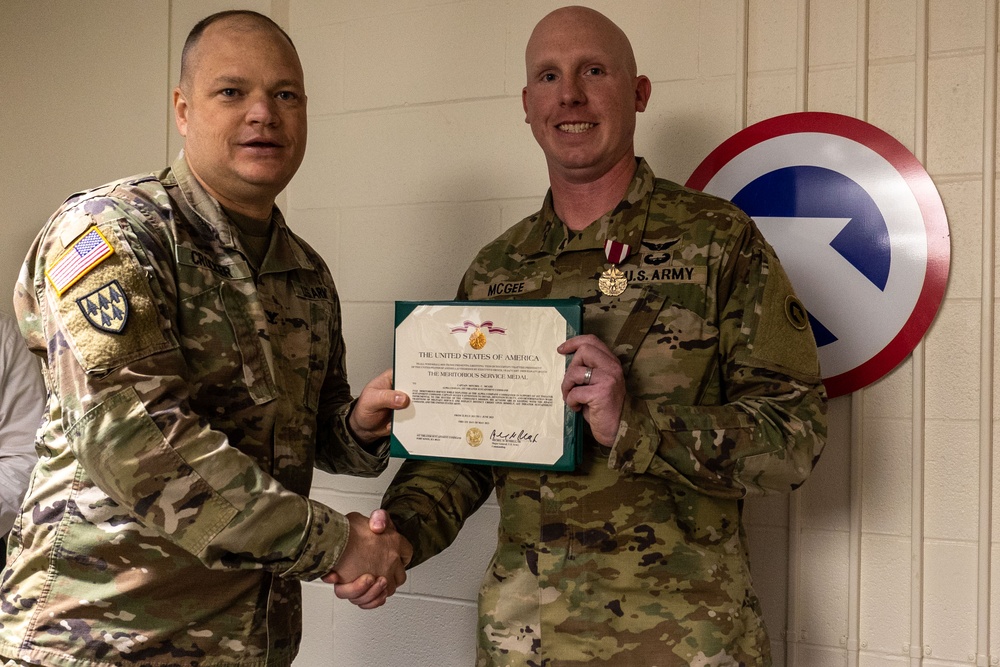 Capt. McGee receives MSM