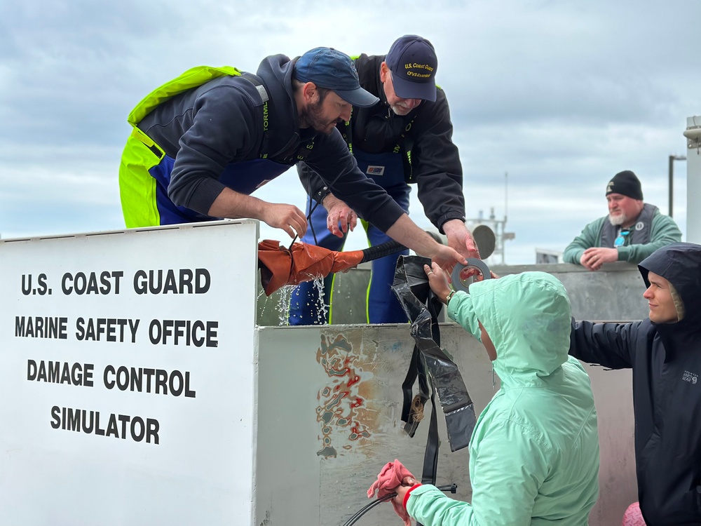 Coast Guard Station Atlantic City hosts Safety and Survival Training for local fishermen