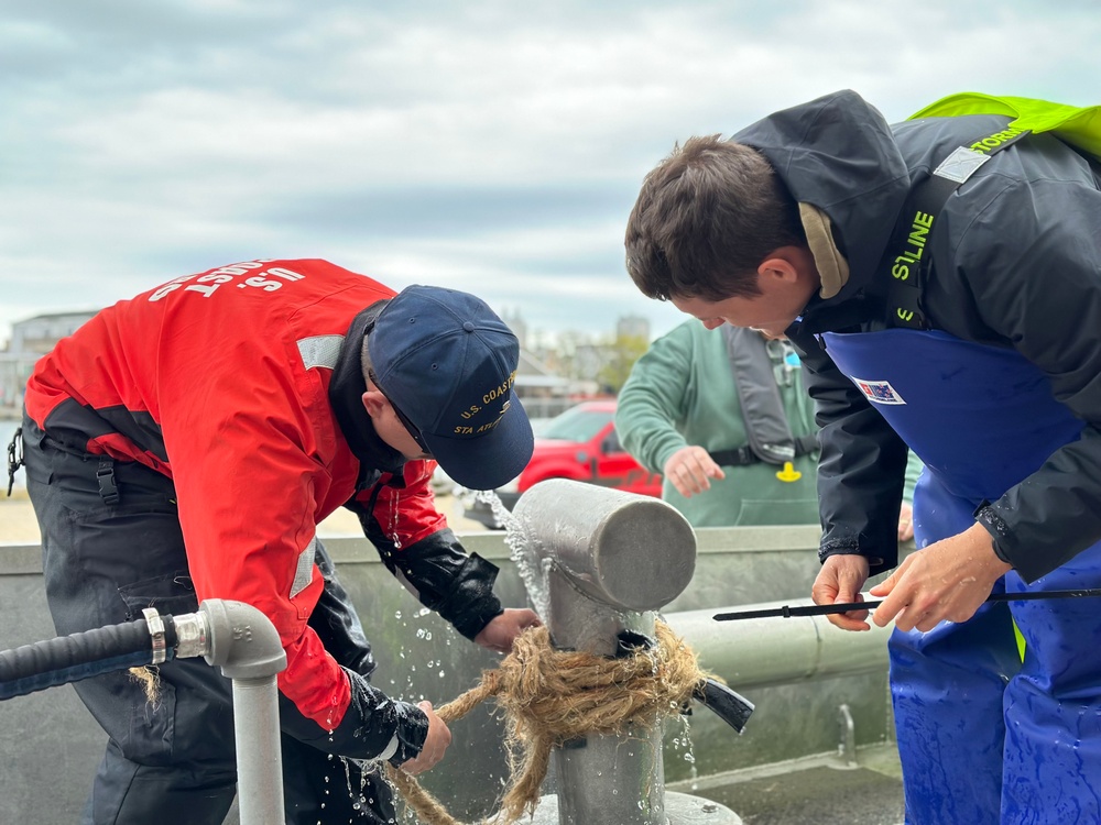 Coast Guard Station Atlantic City hosts Safety and Survival Training for local fishermen