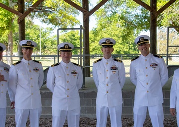 ASTC Pensacola Conducts Dress Whites Inspection
