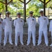 ASTC Pensacola Conducts Dress Whites Inspection