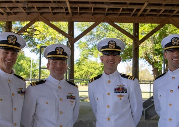 ASTC Pensacola Conducts Dress Whites Inspection