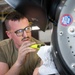 Members from Connecticut Air National Guard conduct ISO inspection on C-130H Hercules