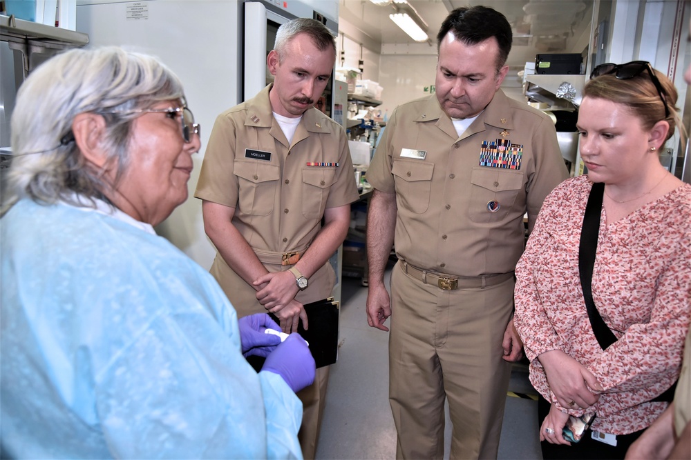 DHA Public Health Director Visits NAMRU-6