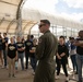 Local Highschool Tours Marine All Weather Fighter Attack Squadron 533 And Speaks With The Blue Angels