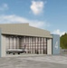 Type III Hangar Digital Rendering from the draft Environmental Assessment for Construction of a C-40A Aircraft Maintenance Hangar at MCBH