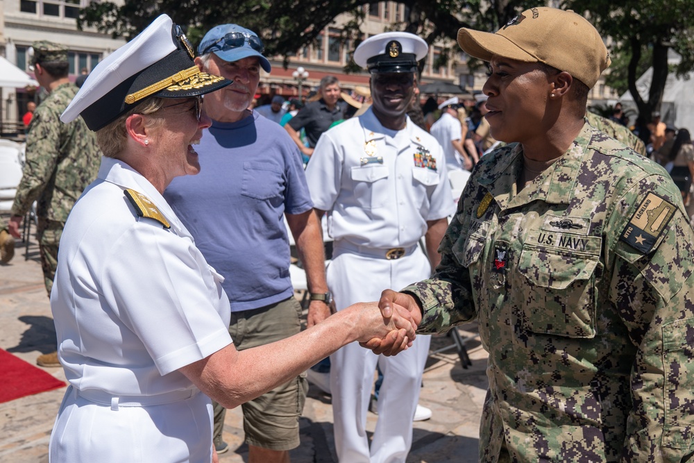 Navy Celebrates Historic Ties to Fiesta