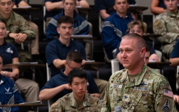 CU Boulder Det 105 USSF Patching Ceremony