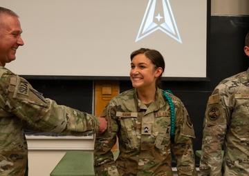 CU Boulder Det 105 USSF Patching Ceremony