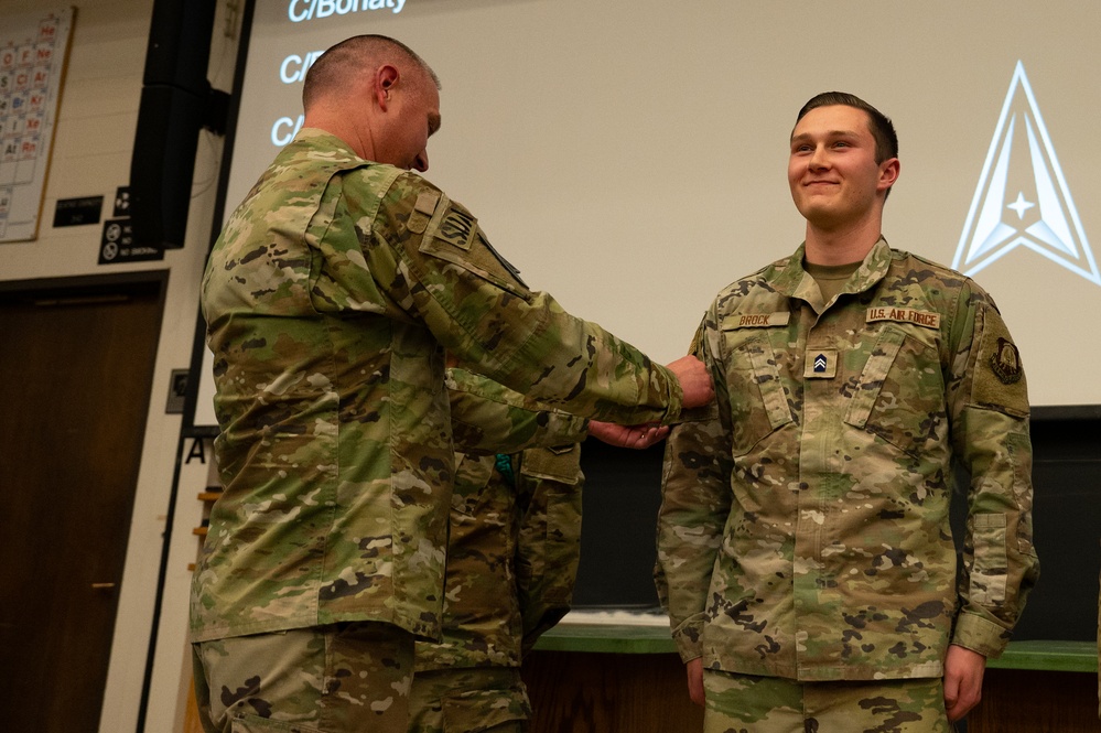 CU Boulder Det 105 USSF Patching Ceremony