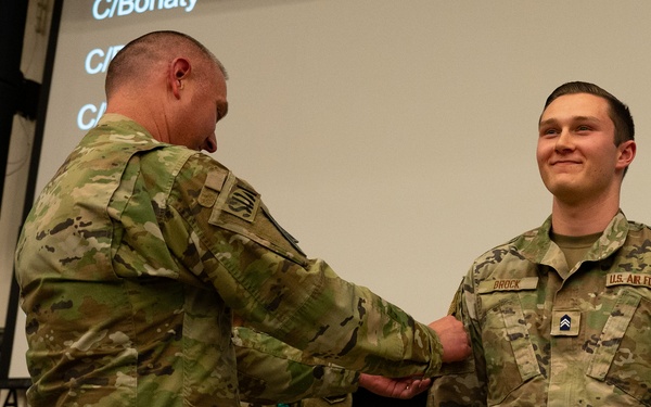 CU Boulder Det 105 USSF Patching Ceremony