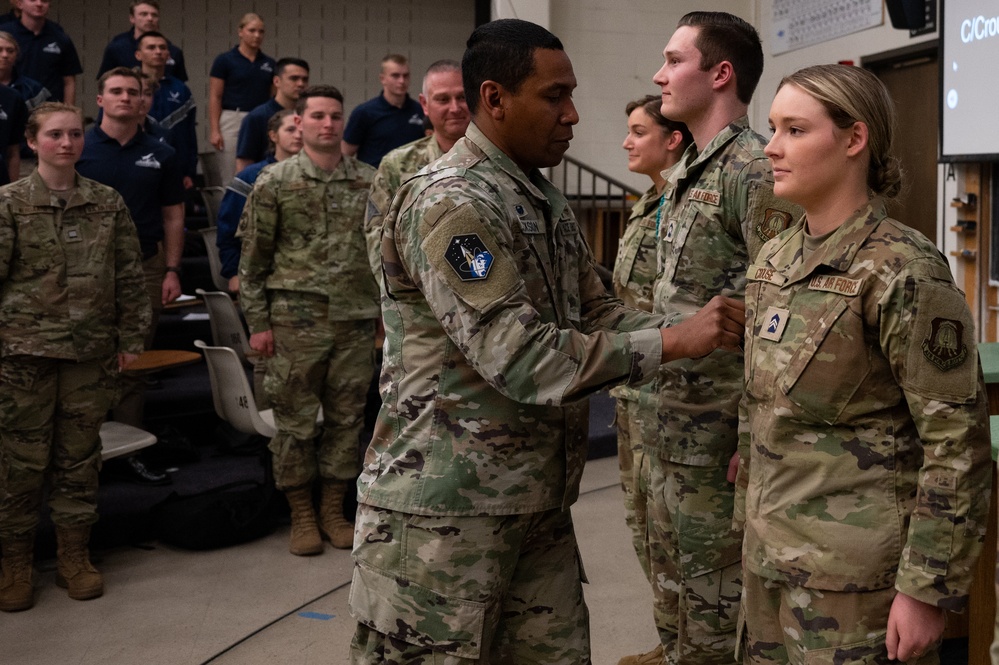 CU Boulder Det 105 USSF Patching Ceremony