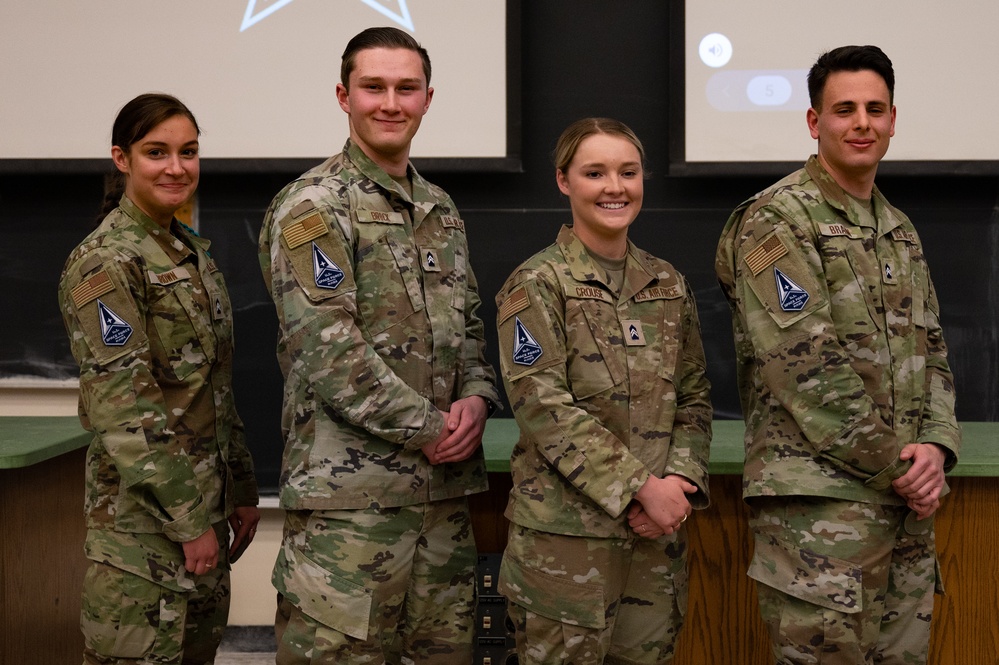 CU Boulder Det 105 USSF Patching Ceremony