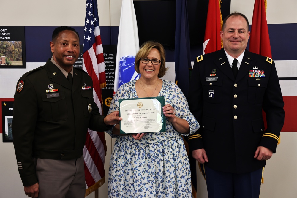 Chemical Corps colonel concludes 30-year Army career at premier all hazards command