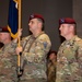 Texas Guardsmen from 56th IBCT, 1-143rd Airborne case colors to mobilize