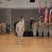 Texas Guardsmen from 56th IBCT, 1-143rd Airborne case colors to mobilize