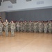 Texas Guardsmen from 56th IBCT, 1-143rd Airborne case colors to mobilize