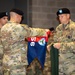 Texas Guardsmen from 56th IBCT, 1-143rd Airborne case colors to mobilize