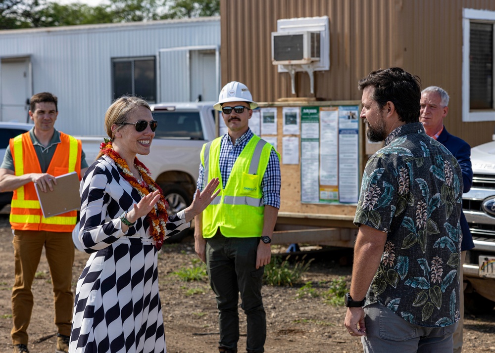 Assistant Secretary of the Navy for Energy, Installations and Environmental Visits Kupono Solar