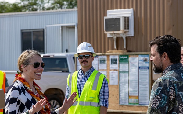 Assistant Secretary of the Navy for Energy, Installations and Environmental Visits Kupono Solar