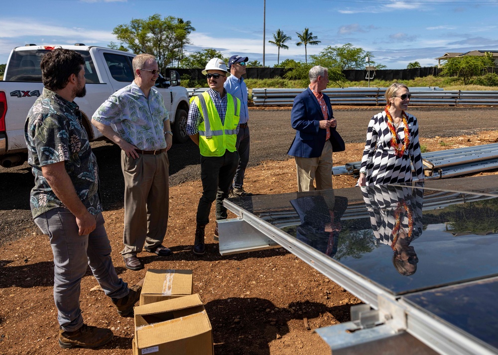 Assistant Secretary of the Navy for Energy, Installations and Environmental Visits Kupono Solar