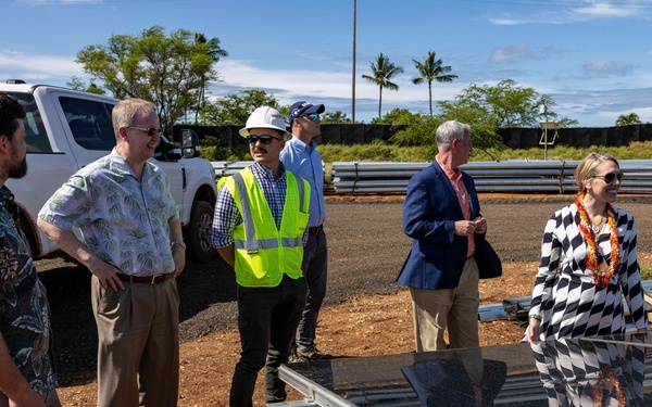 Assistant Secretary of the Navy for Energy, Installations and Environmental Visits Kupono Solar