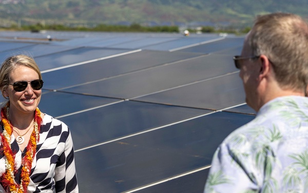 Assistant Secretary of the Navy for Energy, Installations and Environmental Visits Kupono Solar
