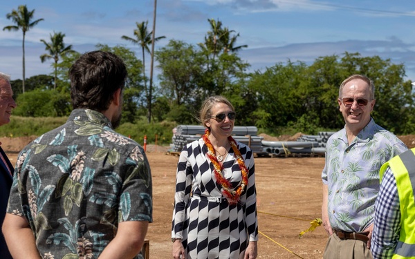 Assistant Secretary of the Navy for Energy, Installations and Environmental Visits Kupono Solar