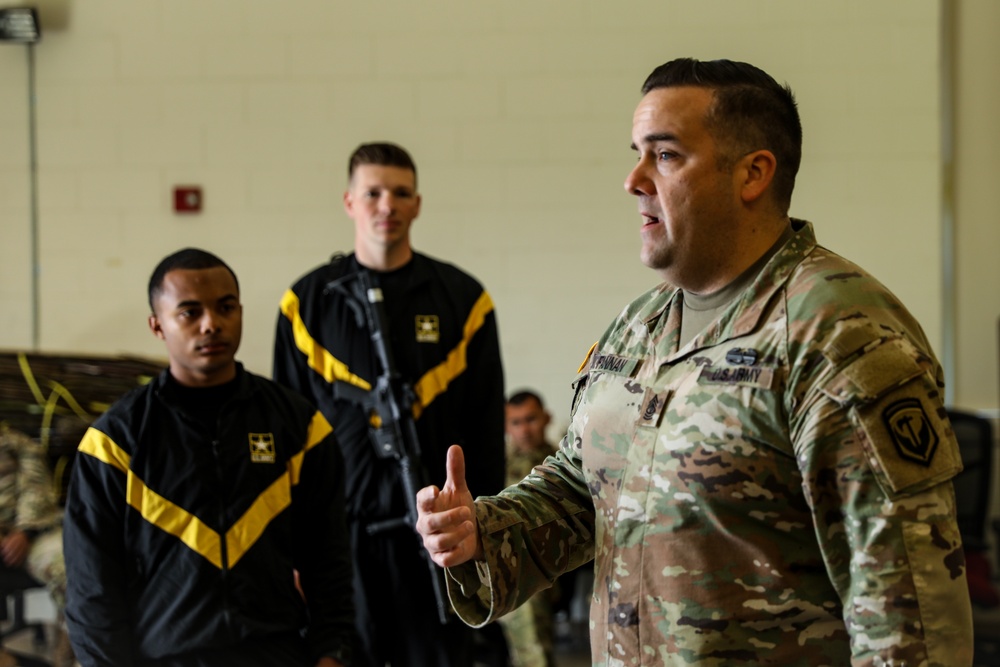 New Jersey Army National Guard Best Warrior Competition Processing