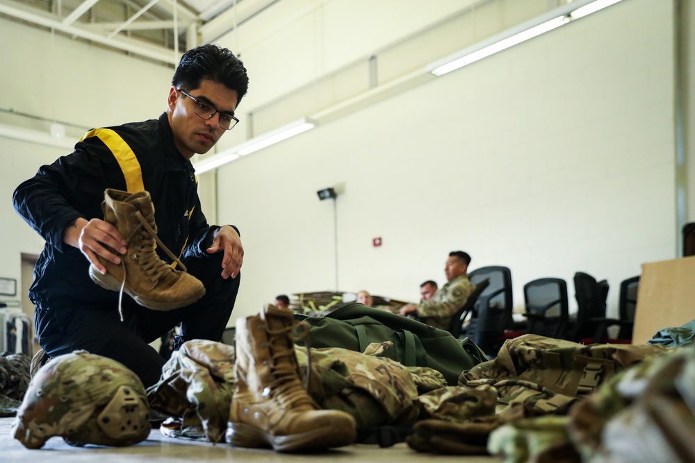 New Jersey Army National Guard Best Warrior Competition Processing