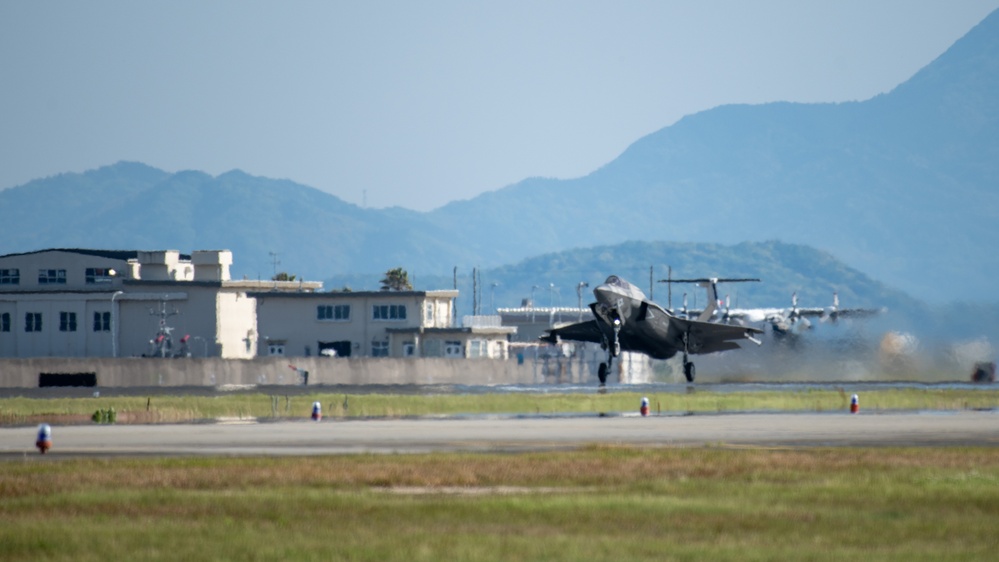 Locked and Loaded: Green Knights Take-off at MCAS Iwakuni