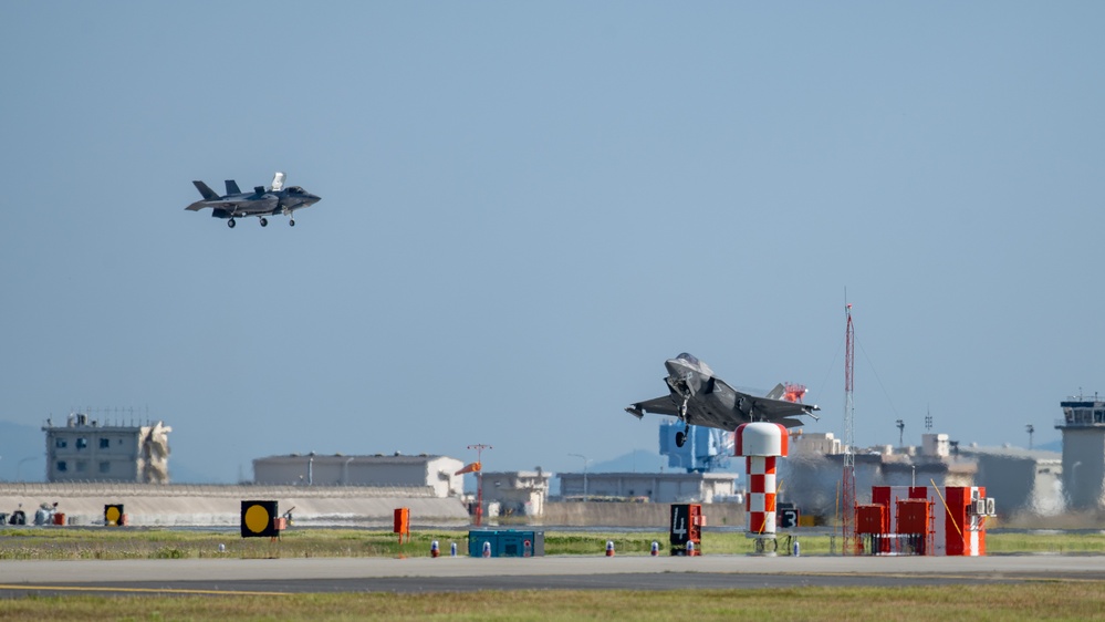 Locked and Loaded: Green Knights Take-off at MCAS Iwakuni