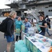 USS Abraham Lincoln SAPR VA team members promote sexual assault awareness