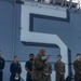 26th Marine Expeditionary Unit Formation Aboard the USS Bataan