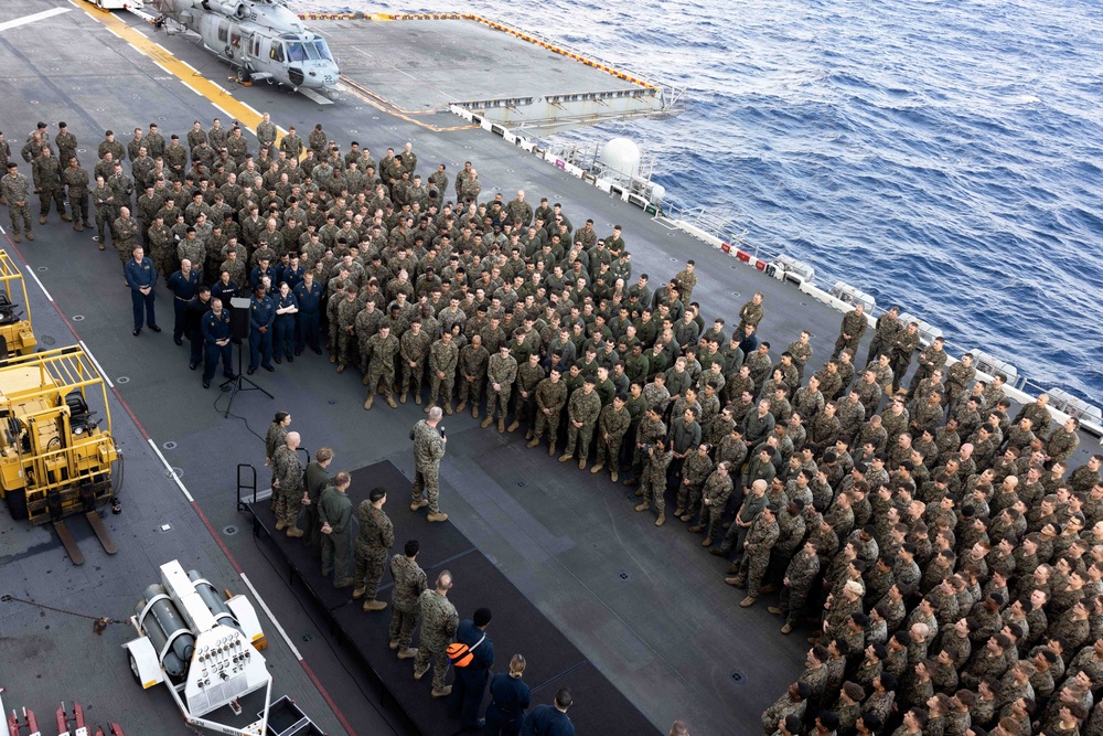 Dvids Images 26th Marine Expeditionary Unit Formation Aboard The Uss Bataan Image 9 Of 9 