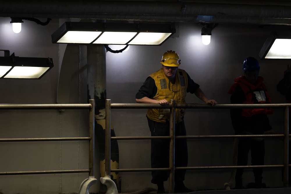 USS Bataan Well Deck Operations