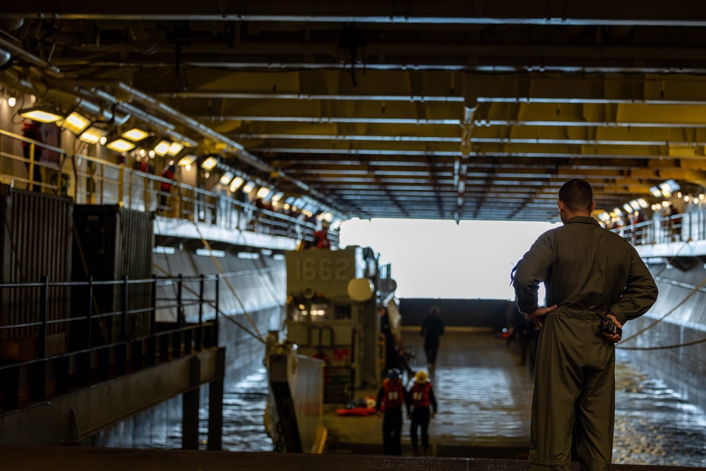 USS Bataan Well Deck Operations