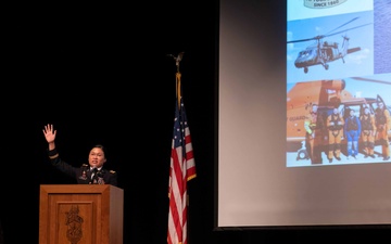 Colorado Army National Guard Pilot inspires High School Students