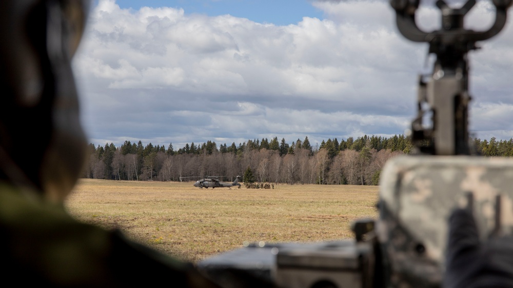 U.S. Marines with 2/8 Conduct an Air Assaults with Swedish Armed Forces