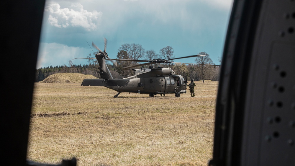 U.S. Marines with 2/8 Conduct an Air Assaults with Swedish Armed Forces